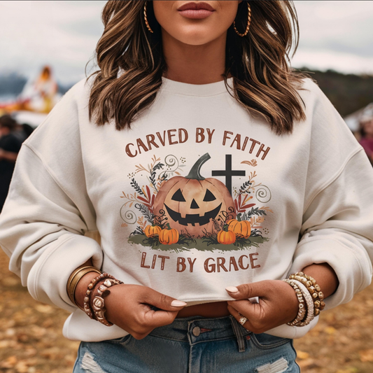 Carved By Faith Crewneck