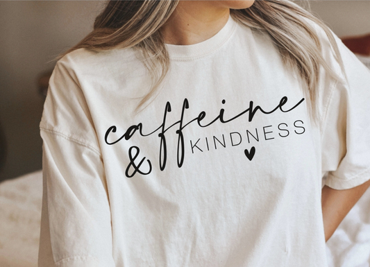 Caffeine & Kindness Graphic Tee