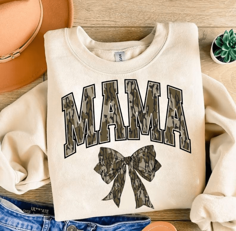 Camo Mama Crewneck